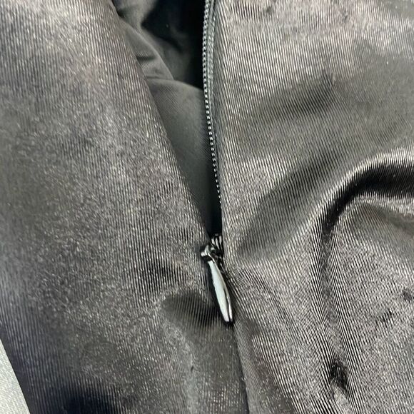 Meshki Black Arianna Mini Bodycon Dress Medium Rhinestone Straps Cut Outs Sexy - Picture 7 of 13